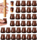 32 Pcs Chair Leg Protectors for Hardwood Floors, Silicone Felt Furniture Leg by OASMU