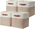 DULLEMELO 11 inch Cube Storage Bins, Large Collapsible Grey Storage Baskets by DULLEMELO