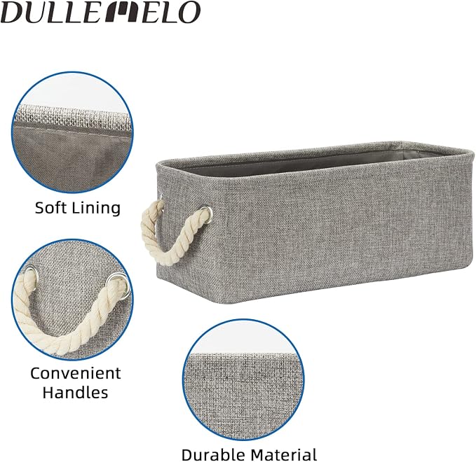 DULLEMELO Toilet Paper Storage Basket, Toilet Tank Basket - Image 5