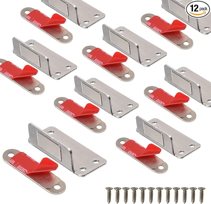 Mousike Cabinet Magnets Mousike Adhesive Strong Magnetic Door Catch Stainless by Mousike