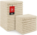 HOMEXCEL Microfiber Washcloths 24 Pack, Highly Absorbent and Soft Face Towel by HOMEXCEL