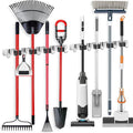 IMILLET 2 Broom Holder Wall Mounted, Stainless Steel Broom Mop Holder Self by IMILLET