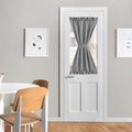 NICETOWN Linen French Door Curtains Privacy Light Reducing Window Coverings by NICETOWN