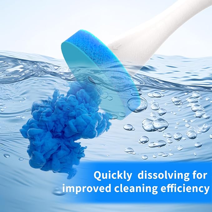 36-Piece Toilet Wand Refills, Disposable Toilet Bowl Cleaner Wand Compatible - Image 3
