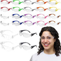 SAFE HANDLER Hyline Anti-Fog Color Safety Glasses Variety, Impact Resistant by BisonLife