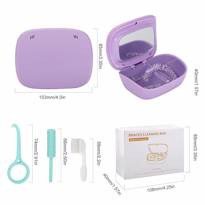 MURRI&MURRDI Retainer Case, Denture Bath Box - Image 7