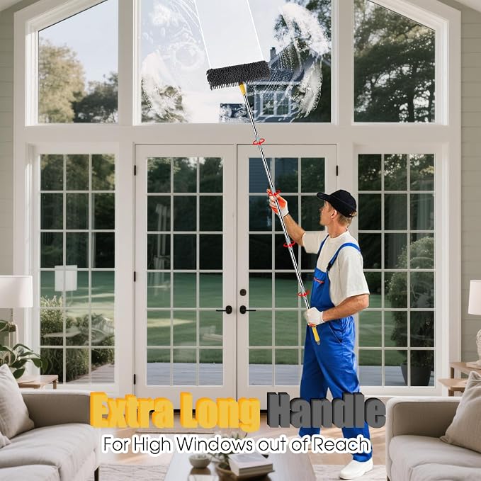 81" Long Handle Window Cleaner Tool Squeegee - Image 6