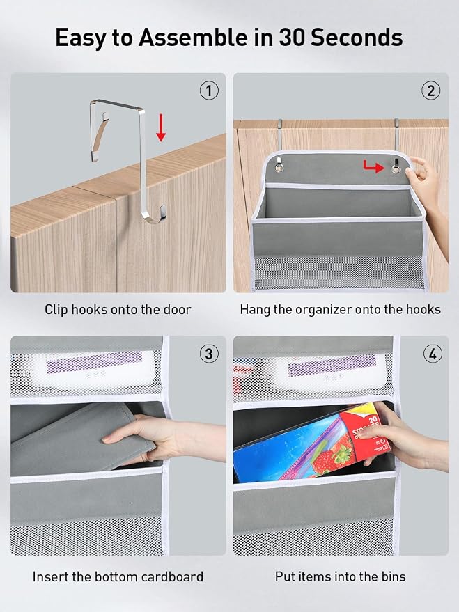 Yecaye 1 Pc Over the Door Organizer - Image 5