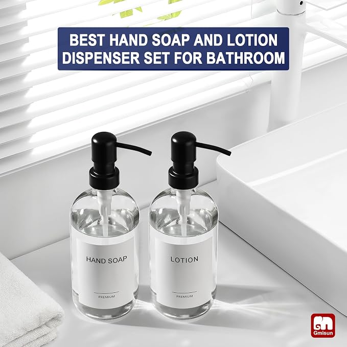 GMISUN Glass Soap Dispenser - Image 6