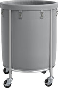 ELYKEN Laundry Basket with Wheels, 45 Gallons Rolling Laundry Hamper with by ELYKEN