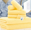 VOOVA & MOVAS Yellow Bath Towels by VOOVAMOVAS