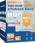 HOUSE DAY 10 Medium Vacuum Seal Bags by HOUSEDAY