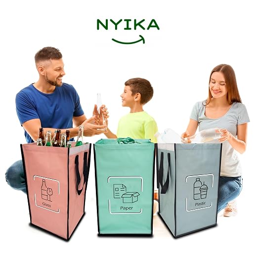 NYIKA - Recycling Organizer - Reusable Recycling Bags - Recycling Sorter - - Image 5