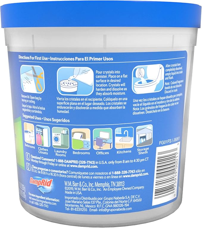 DampRid Fresh Scent Refillable Moisture Absorber - Image 3