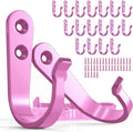 20PCS Wall Hooks for hanging, Metal Wall Hooks for Coats, Coat hooks for Wall by BREYDROK