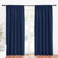 RYB HOME Large Curtains for Living Room 84 inches Length, W 70 x L 84, 2 Panels by RYBHOME