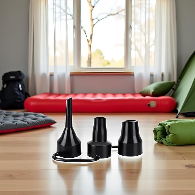 3 Sizes Black Air Pump Replacement Nozzles, Plastic Pump Nozzles, Inflatable - Image 9