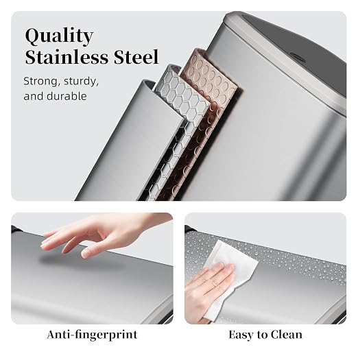 2.1 Gallon Bathroom Trash Can - Image 5