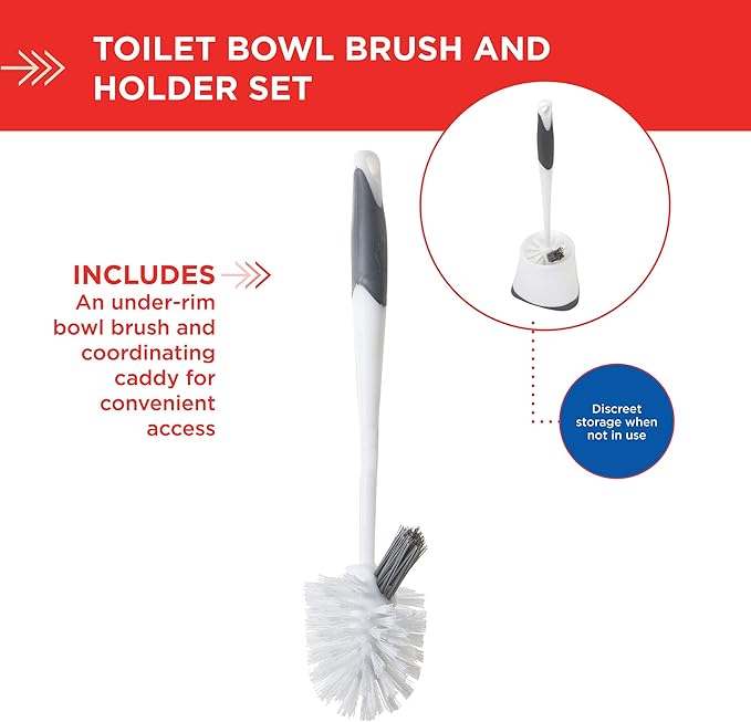 Clorox Under-Rim Toilet Bowl Brush - Image 4