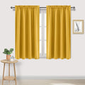 DWCN Yellow Room Darkening Blackout Curtains by DWCN