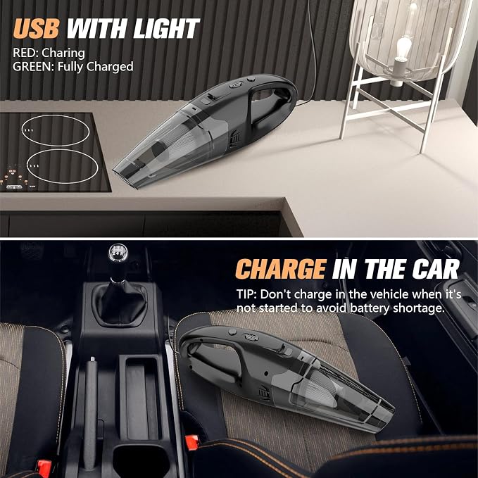 Handheld Vacuum Cordless Rechargeable - Image 6