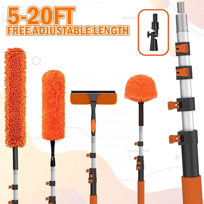 26FT High Reach Duster Cleaning Kit - Image 8
