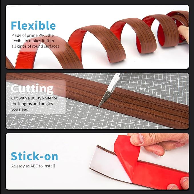 Art3d 10 FT Self Adhesive Vinyl Floor Transition Strip, Laminate Floor Strip - Image 6