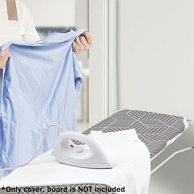 Seiritex Over The Door Ironing Board Cover 14 x 42 inch, Thick Padding and Heat - Image 6