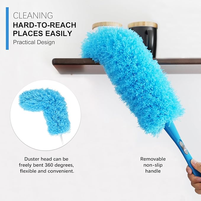 Rainbow Static Duster 24inch Reusable Microfiber Electrostatic Dusters - Image 3