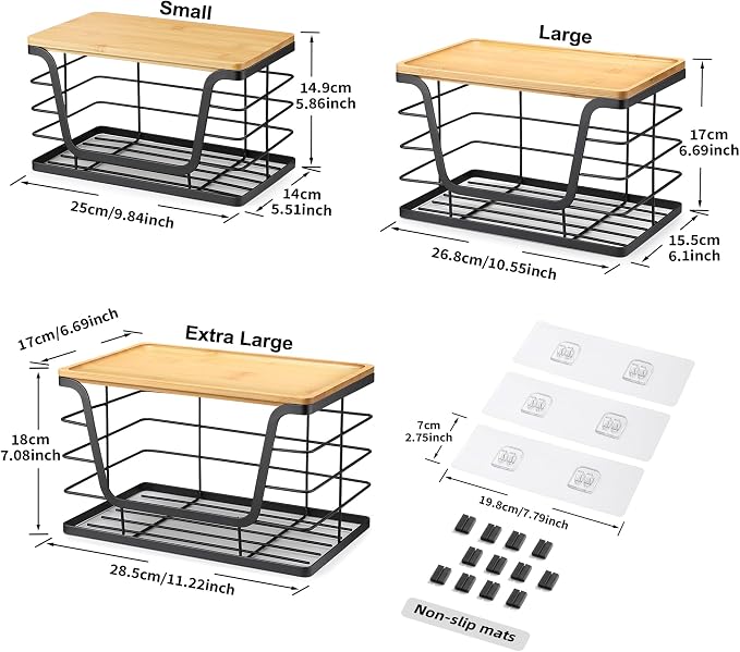 ALOCEO 3 Pack Stackable Storage Bins - Image 7