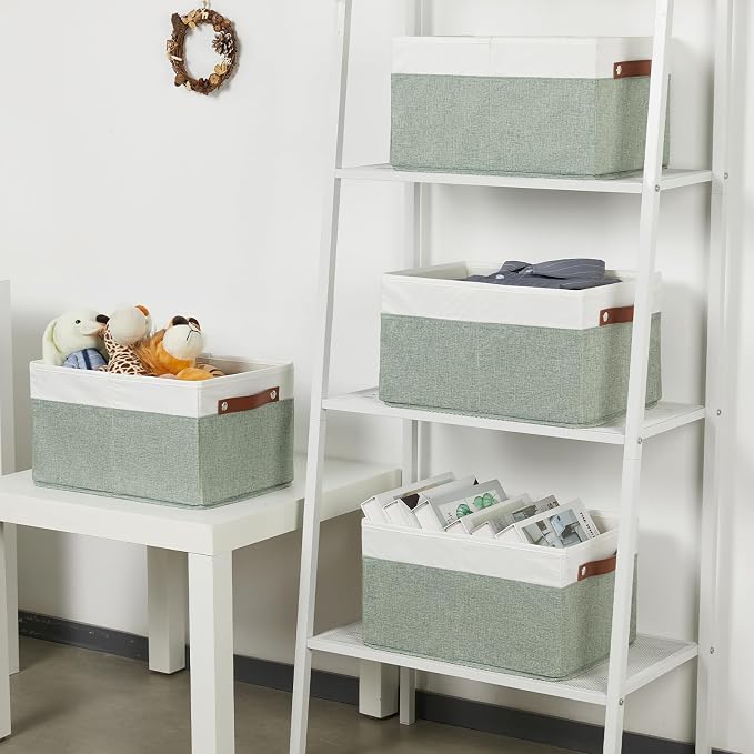 Temary Storage Bins Storage Baskets 4Pack Fabric Storage Bins - Image 6