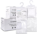 Moisture Absorber Hanging Bags 12 Pack - 7 oz Fragrance-Free Dehumidifier by Wisesorb