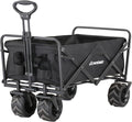 EchoSmile Heavy Duty 350 Lbs Capacity Collapsible Wagon, Outdoor Folding by EchoSmile