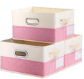 PRANDOM Fodable Storage Bins for Closet Decorative Fabric Storage Baskets Cubes by Prandom