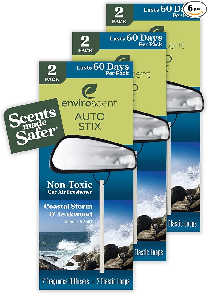 Enviroscent Non-Toxic Car Air Freshener Natural Car Air Freshener | Essential by Enviroscent