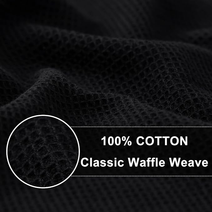 Homaxy 100% Cotton Waffle Weave Kitchen Towels - Image 2