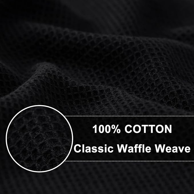 Homaxy 100% Cotton Waffle Weave Dish Cloths - Image 2