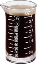 Ackers 4 Oz Glass Measuring Cup, Borosilicate Shot Glass by AckersBORO33