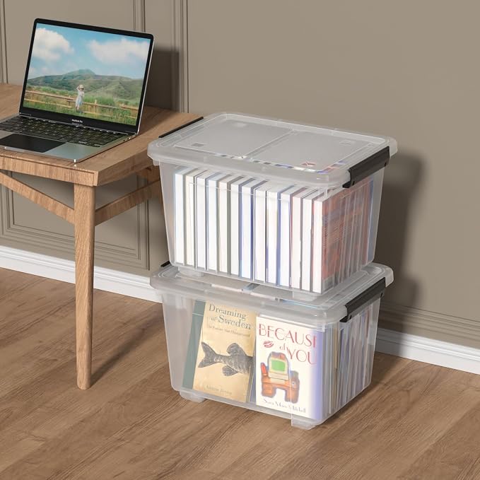 50 Quart Large Plastic Latching Box - Image 5