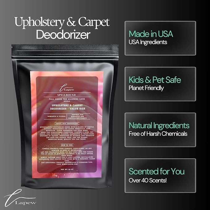 Spellbound Carpet Freshener Powder Refill 36 oz | Powerful Odor Eliminator - Image 5