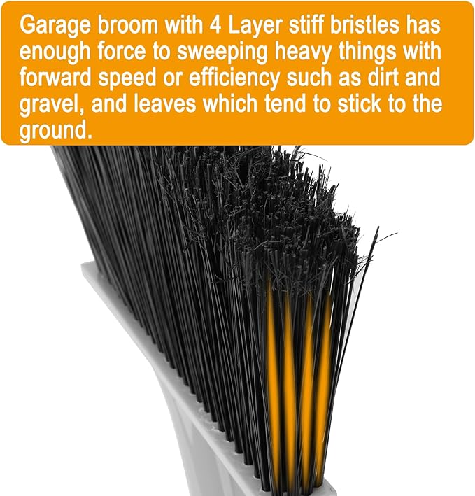KeFanta 4 Packs Outdoor Broom Heavy Duty - Image 4