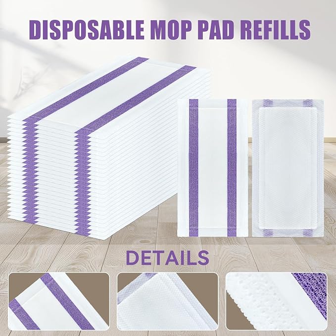 60 Count Disposable Wet Pads Refill - Image 2