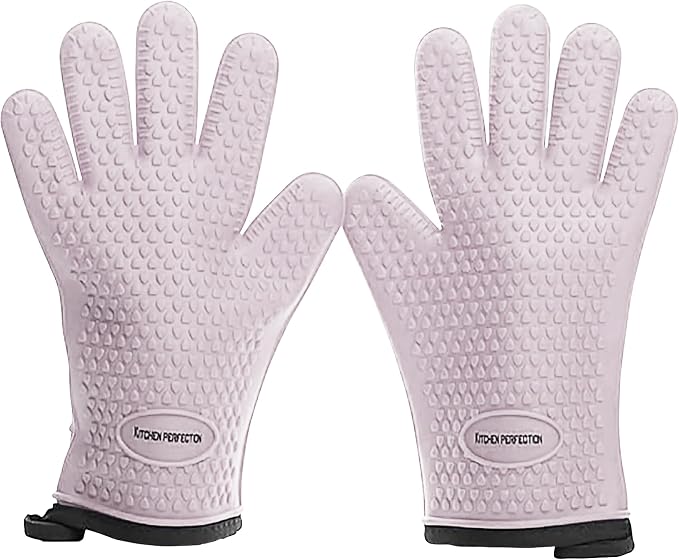 KITCHEN PERFECTION XL Silicone Smoker Oven Gloves by Kitchenperfection