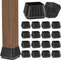 24PCS Square Chair Leg Floor Protectors by Violibar