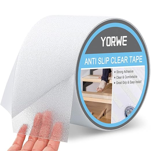 Anti Slip Tape Transparent, More Clear and Comfortable Safety Track Tape by Yorwe