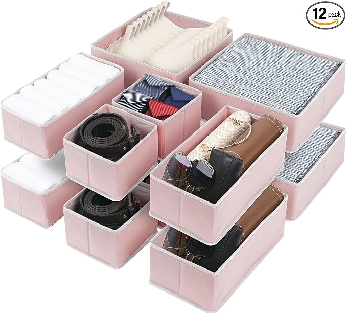 Cupic Cupid Drawer Organizer, Dresser Organizers, Foldabe Drawer Organizer by Unknown