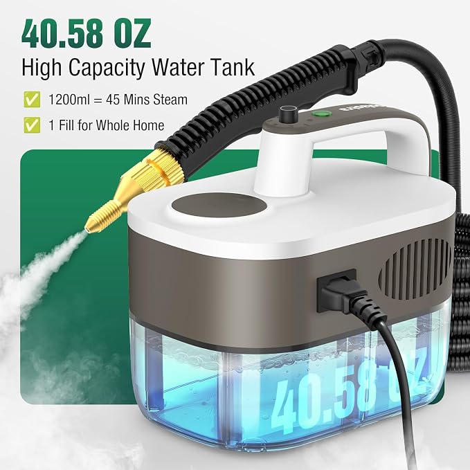 Steam Cleaner, 10s Rapid Heating Steamer - Image 3
