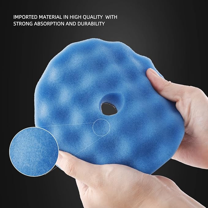Buffing Polishing Pads, ZFE 7Pcs 6" Waffle Foam Buffing Pads Polishing Pads - Image 3