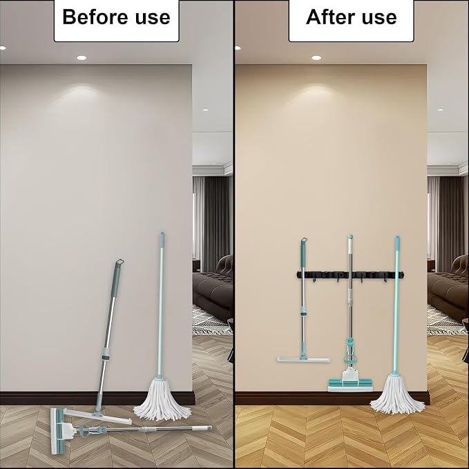 Broom and Mop Holder Wall Mount - Image 4