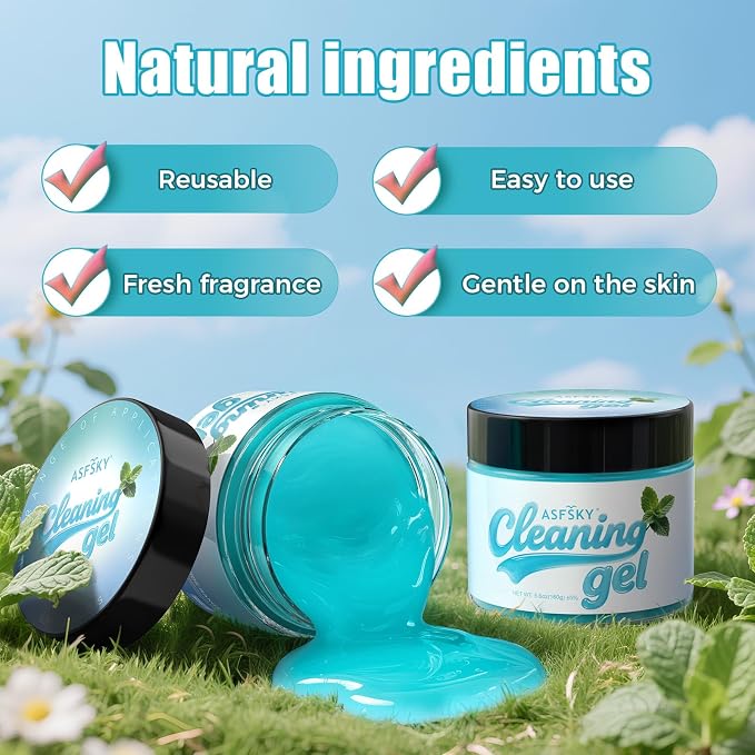 ASFSKY Car Cleaning Gel Cleaning Putty Universal Dust Cleaning Car Interior - Image 6